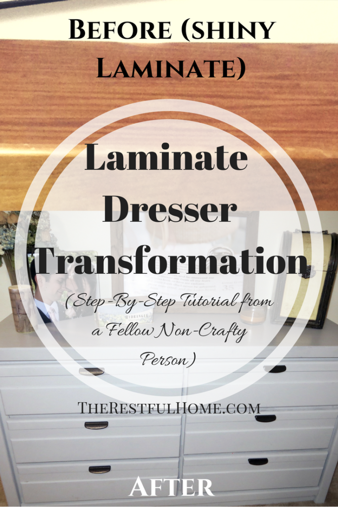 Laminate Dresser Transformation With, How To Paint A Laminate Dresser With Chalk