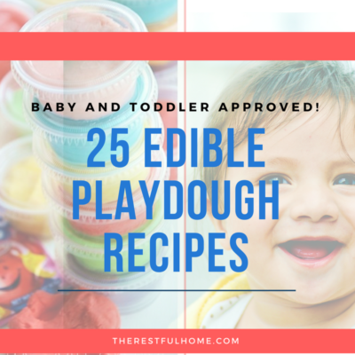 25 Edible Playdough Recipes for Babies & Toddlers