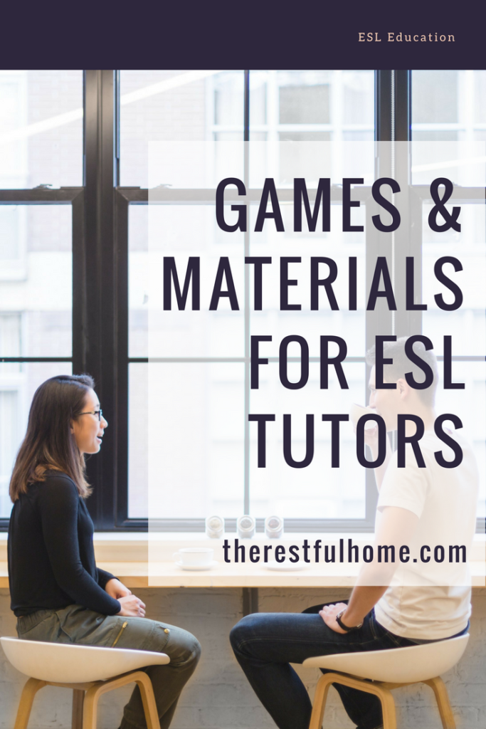 games and materials for esl tutors
