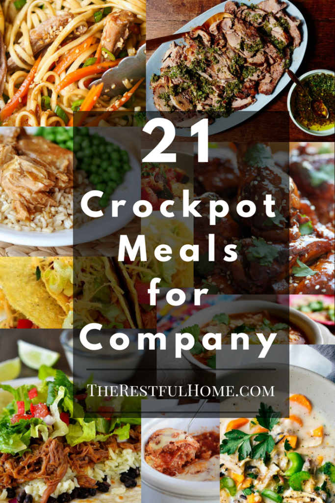 21 crockpot meals for company