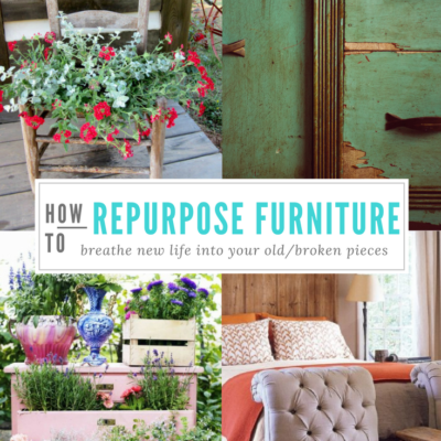 How to Repurpose Worn or Broken Furniture