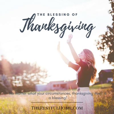 The Blessing of Thanksgiving