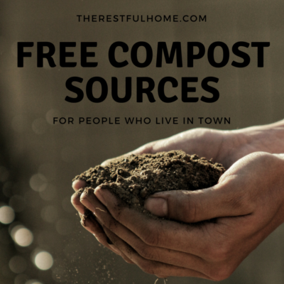 Free Compost Sources for People Who Live in Town