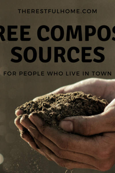 free compost sources for people who live in town