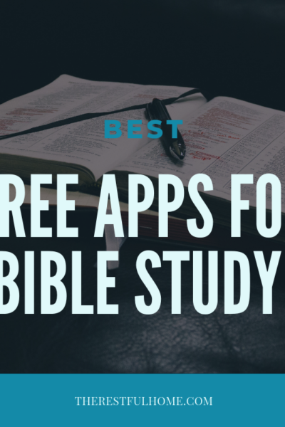 BIBLE study apps