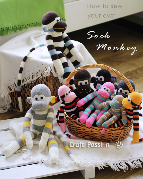 easy things to make for your baby sock monkeys