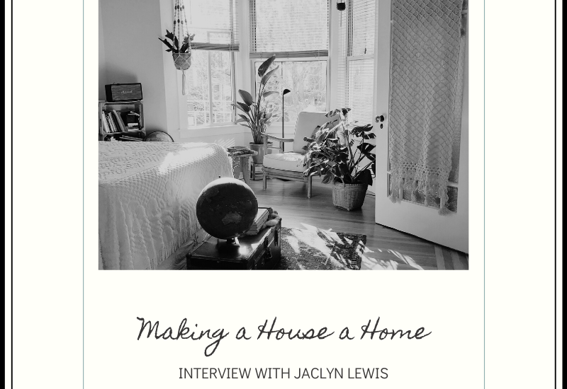 Jacky Lewis making a house a home and sharing it with others hospitality