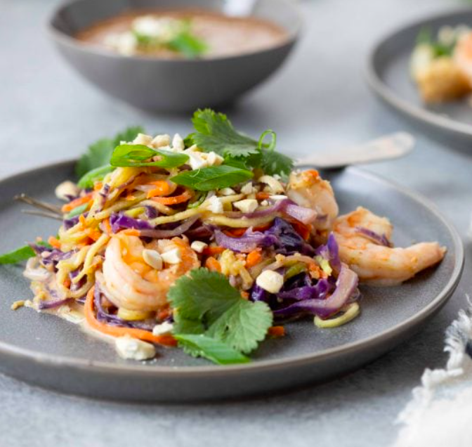 whole 30 menu for a month photo of pad Thai