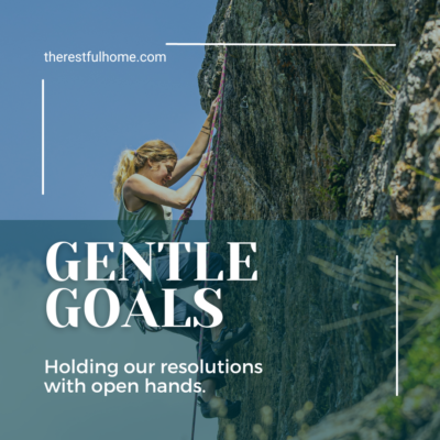 holding our resolutions and goals with open hands