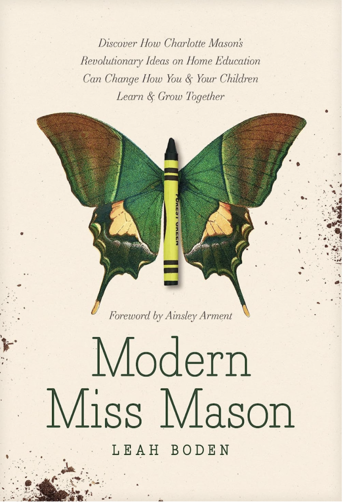 modern miss mason cover art with butterfly and crayon